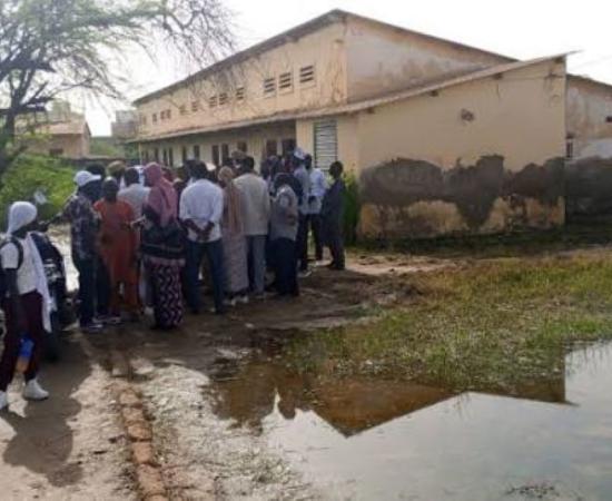 Rentrée scolaire à Kaolack : le CEM Moustapha Ndiaye toujours sous les eaux