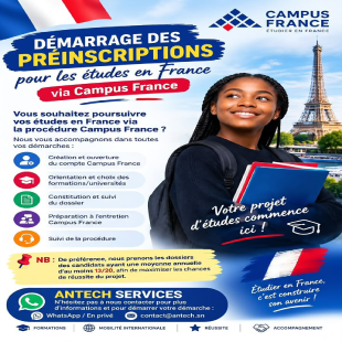 Campus France : lancez votre projet d'études en France